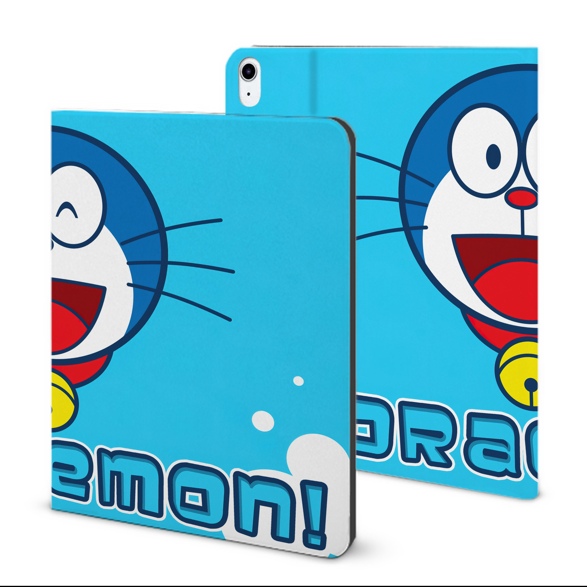 （画像用） ドラえもん Doraemon IPad ケース ブック型 PUレザー TPU 耐衝撃 軽量 薄型 ペン収納なし 全面保護 IPad 各モデル対応